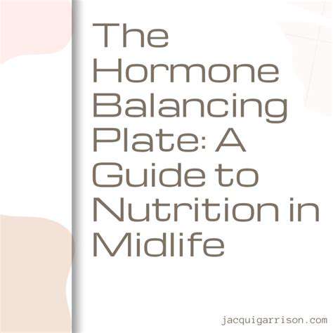 Personalized Nutrition for Hormone Balance and Mood