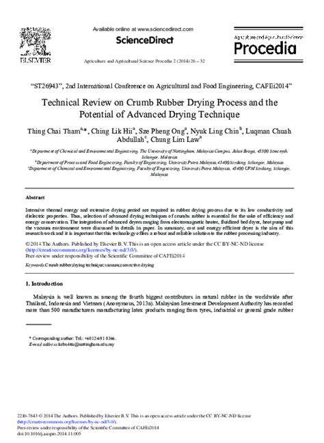TechniquesforCrumbPerfection:Drying,Crushing,andPulsing